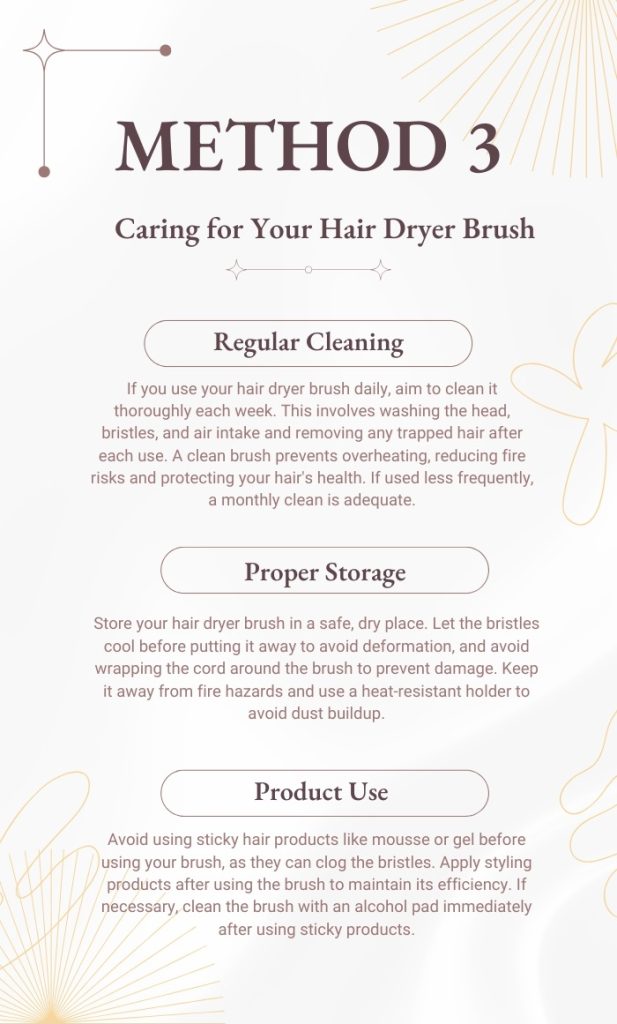 Caring for Your Hair Dryer Brush